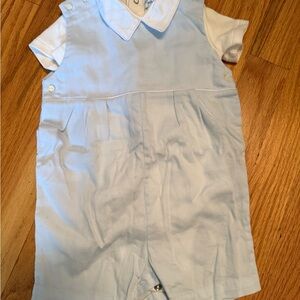 Ralph Lauren White Baby Romper